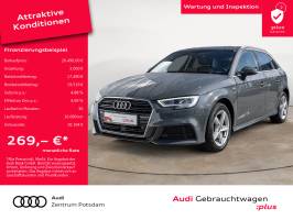 AUDI A3 Sportback S line 1.5 TFSI LED NAVI GRA