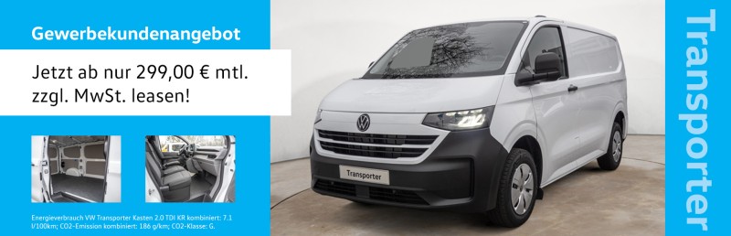 Gewerbekundenangebot - Transporter