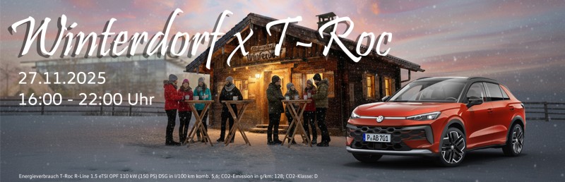 Winterdorf Potsdam T-Roc