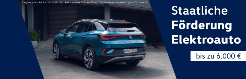 Staatliche Förderung Elektroauto