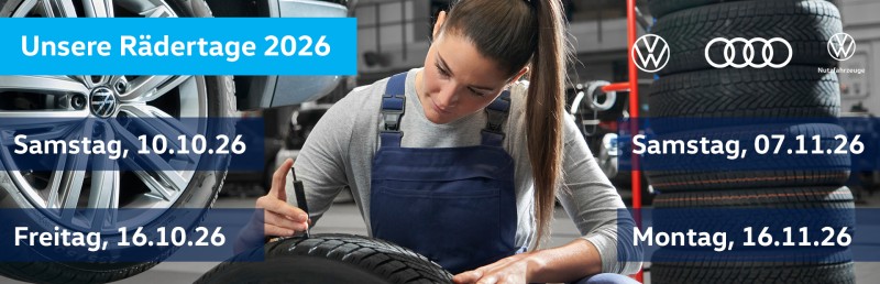 Räderwechseltage Herbst 2026